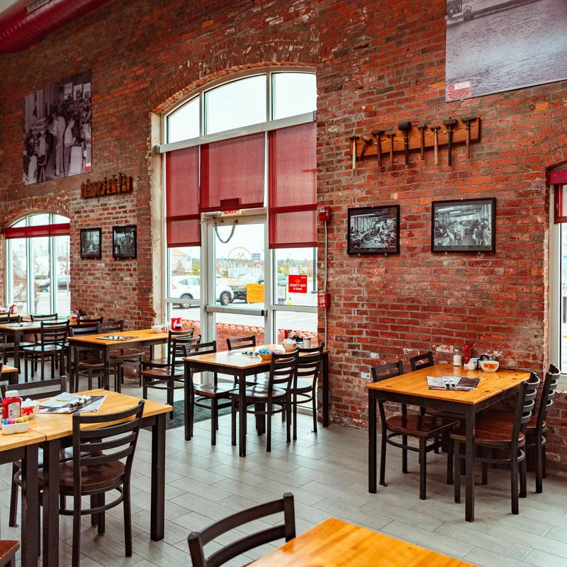 Dining room at Riverside Cafe & Diner in Newburyport