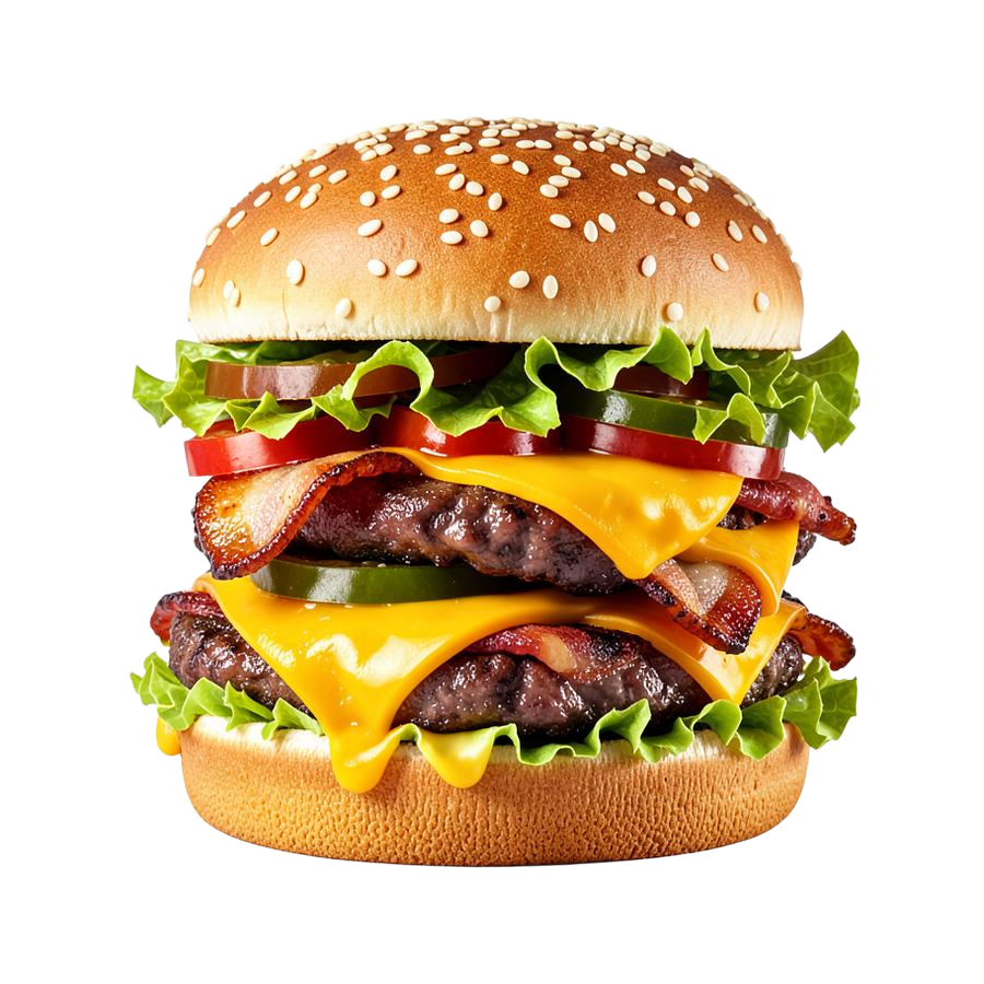 Burgers at Riverside Cafe & Diner
